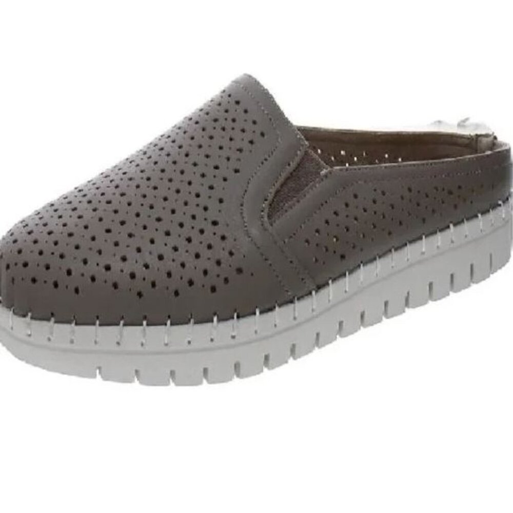 Bella Vita Women's Refresh Altheisure Slip On Mules Natural Leather Size 8M NWB